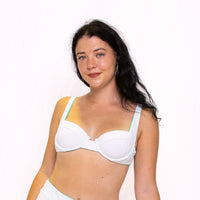 Bella Top - White/Jade