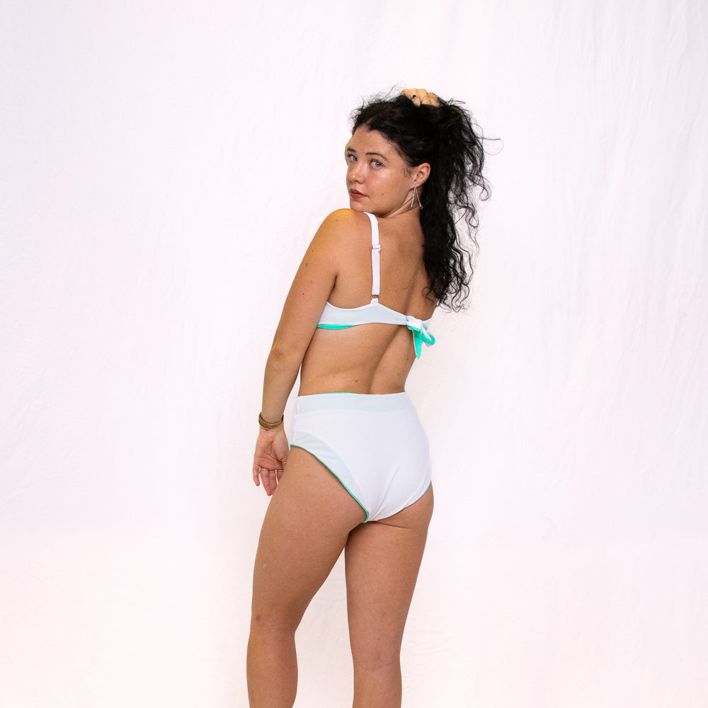 Bella Top - White/Jade