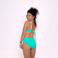 Katie Luxe Bottom - White/Jade